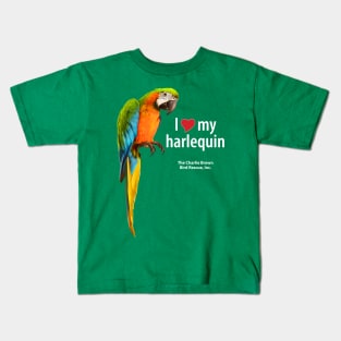 CB Harlequin Macaw Kids T-Shirt